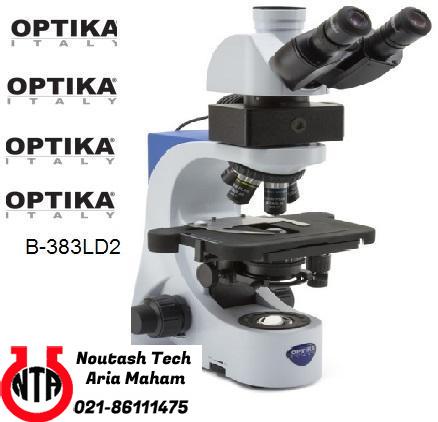 میکروسکوپ فلورسنت B-383LD2 با زمینه روشن از اپتیکا ایتالیا