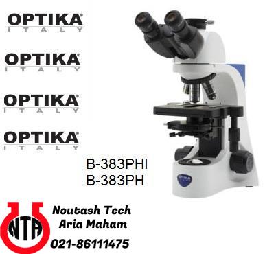 میکروسکوپ سه چشمی فاز کنتراستB383PHI , OPTIKA ITALY